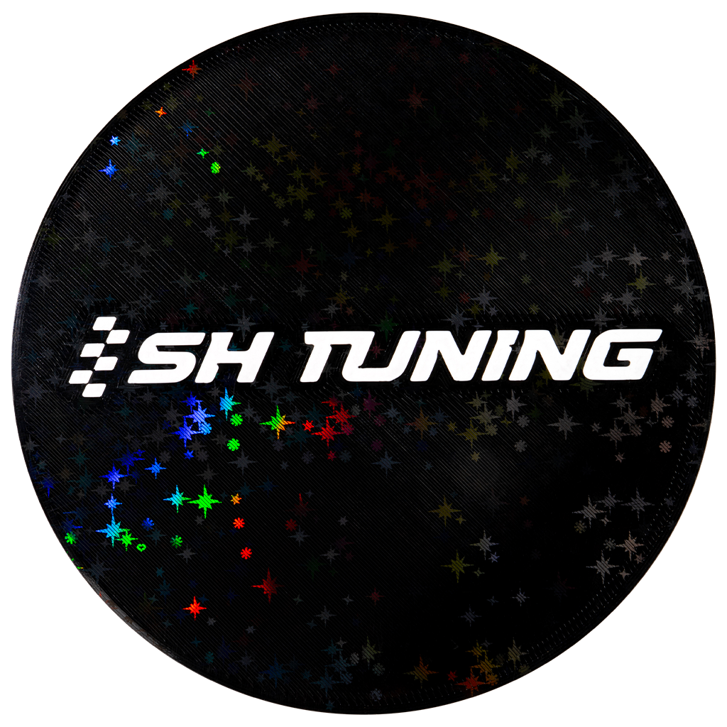 Scheinwerferplatte mit SH-Tuning Logo & Holo-Effekt