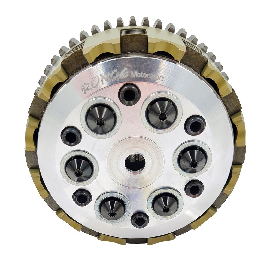 Eloxiertes ("Elox") Titan-Schraubenset für Ronge K7 Simson-Kupplung, 6-teilig - Schwarz