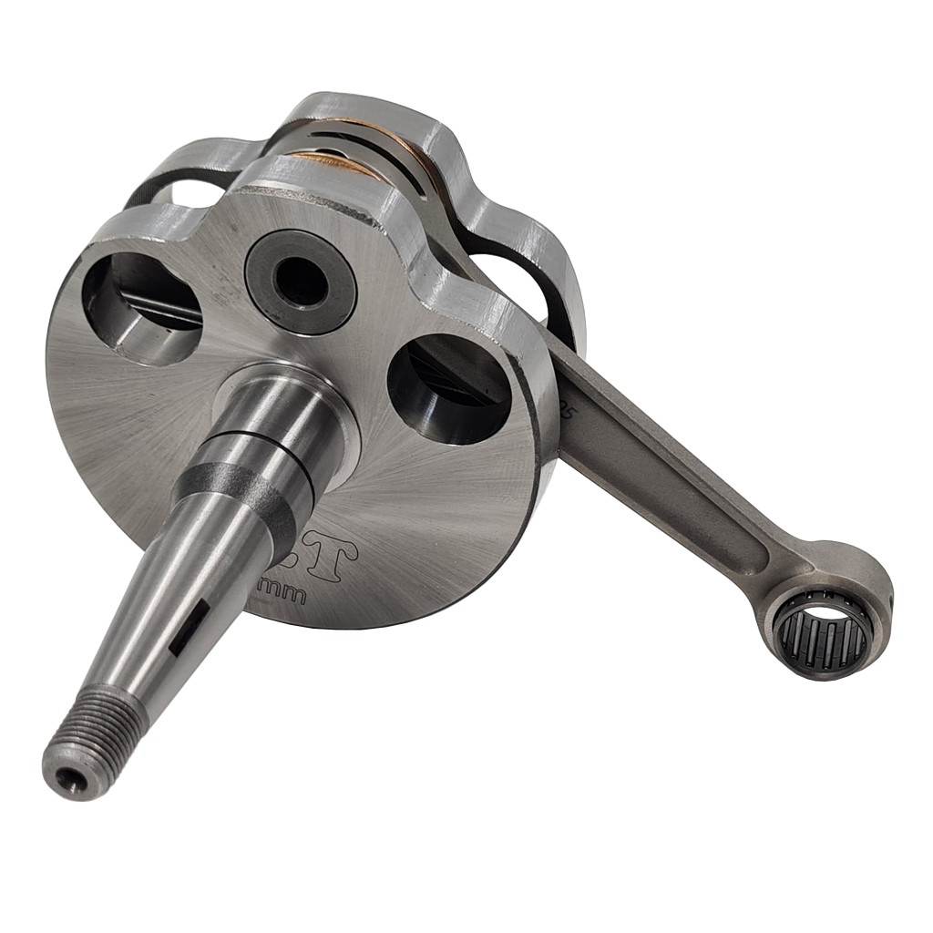 MTX 130 Rennwelle / Kurbelwelle, 105mm Pleuel, für Simson - Hub 52mm
