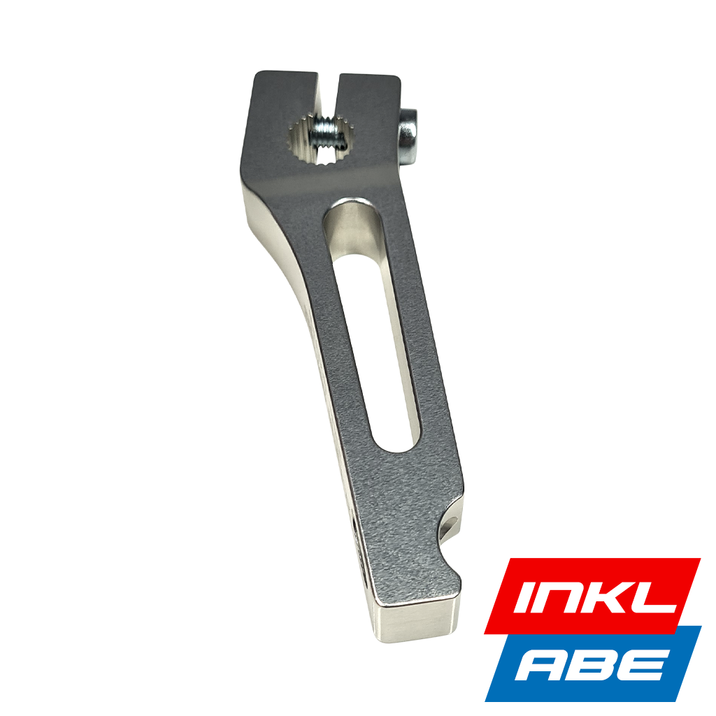ZT CNC Bremshebel hinten, inkl. ABE - Silber eloxiert