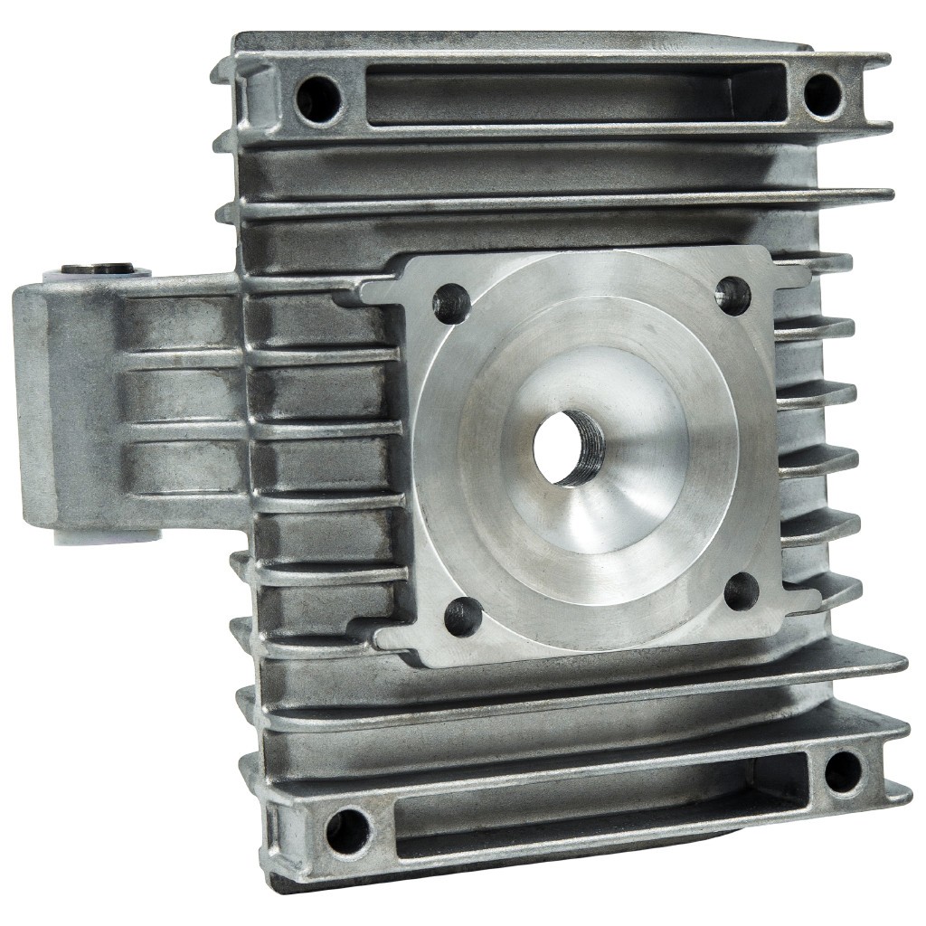SH Tuning-Zylinderkopf mit Halterung für Simson S51, S70, KR51 M500 - 60ccm S51/Reso 60