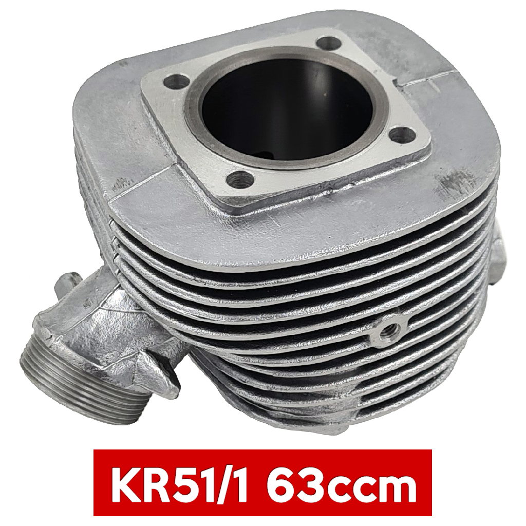 ALMOT Solo Zylinder (roh) 63ccm, Simson KR51/1, Schlitz gesteuert - Standard