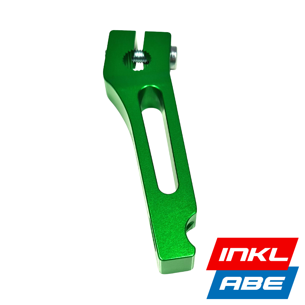 ZT CNC Bremshebel hinten, inkl. ABE - Grün eloxiert