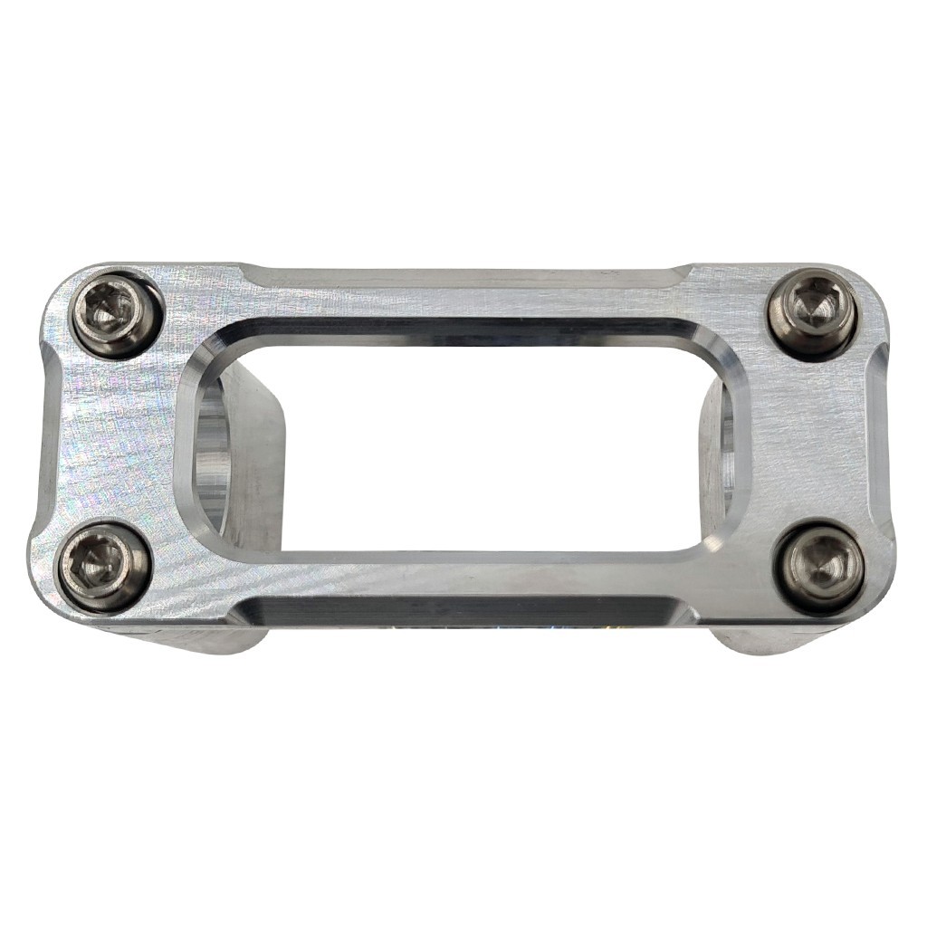 Eloxiertes ("Elox") Titan-Schraubenset für CNC Lenkerklemmung, 4er Set, für Simson - lang/Titan