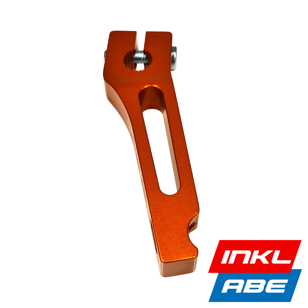 ZT CNC Bremshebel hinten, inkl. ABE - Orange eloxiert