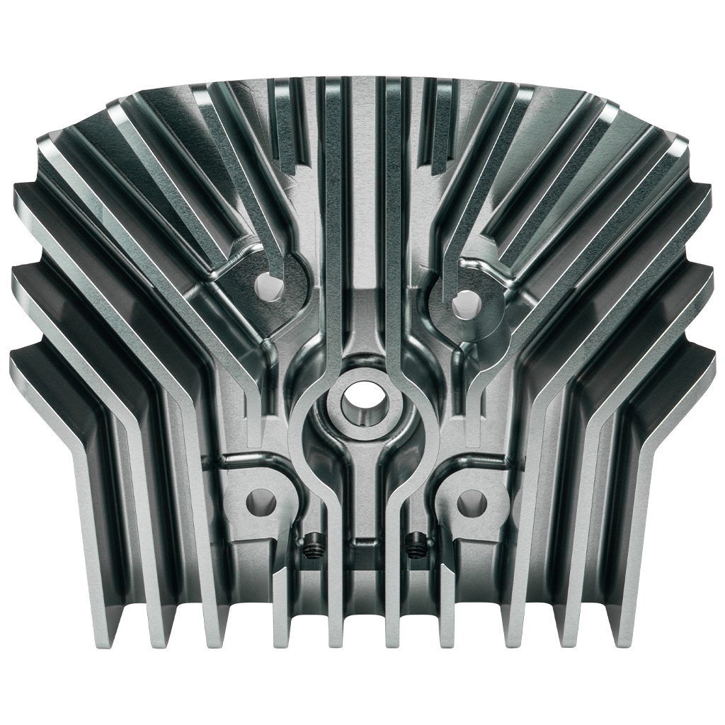 CNC Zylinderkopf für Honda MTX, Big Bore 130 - Standard MTX130, Titan eloxiert
